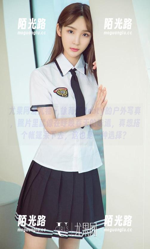 尤果网爱尤物 - 徐莉芝Booty的户外写真，照片里就像在呼唤春天的味道，真想搭个帐篷呆下去，这也是一种选择？